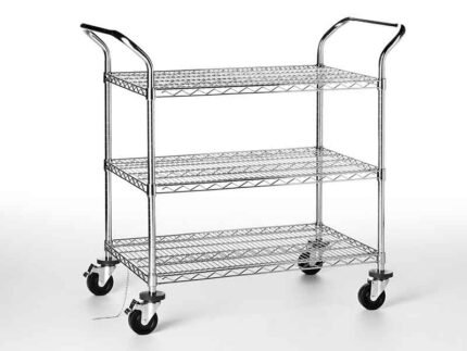 ESD Wire Shelving & Safe Aluminium Trolley